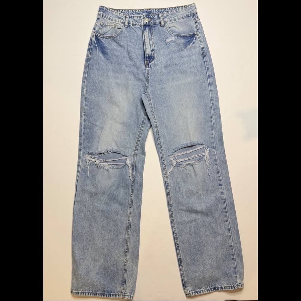 SHEIN Light Blue Denim Jeans